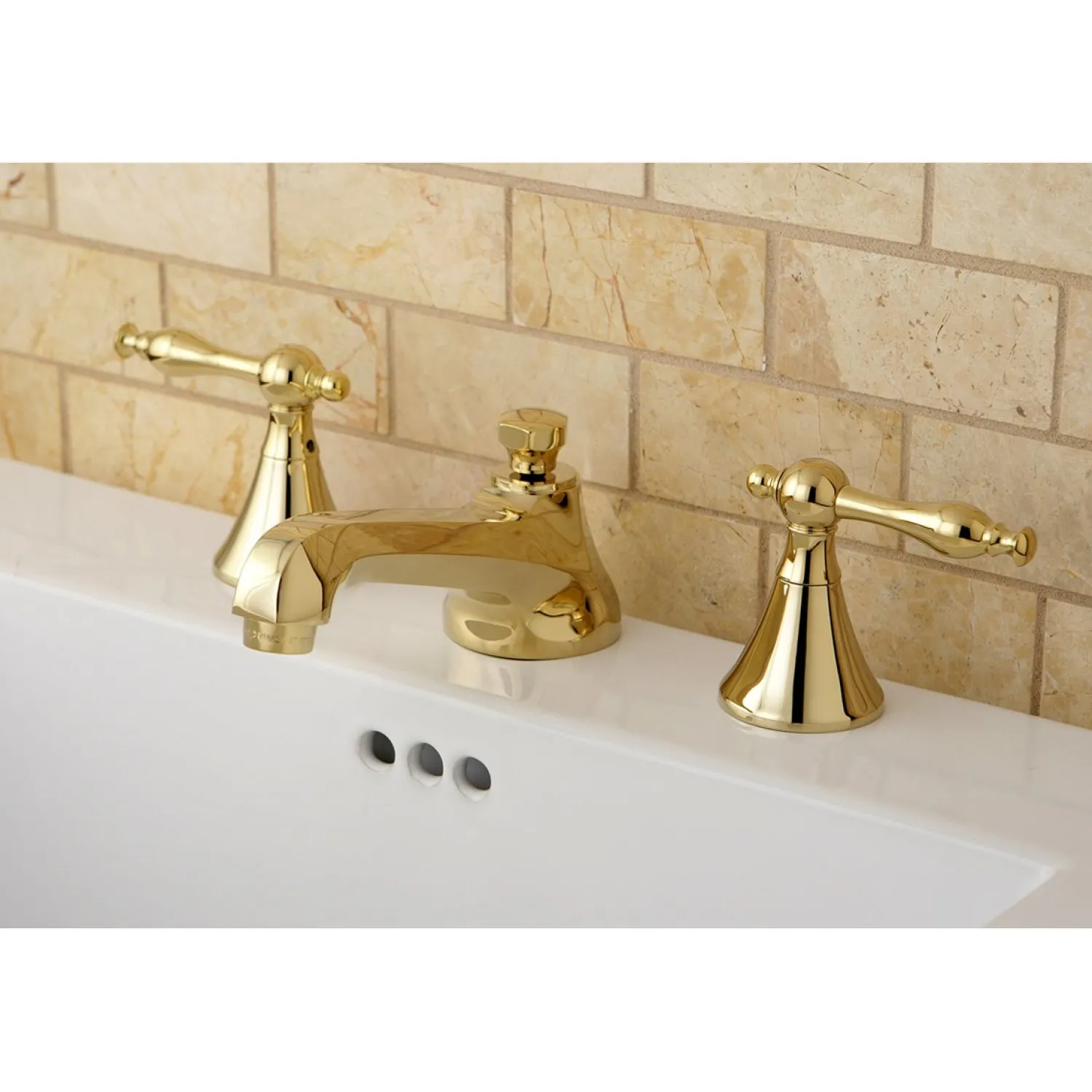 New Naples Deck Mount 8" Widespread Bathroom Faucet 8" Widespread