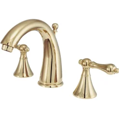 Online Naples 8-Inch Widespread Bathroom Faucet with Brass Pop-Up 8
