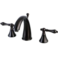 Online Naples 8-Inch Widespread Bathroom Faucet with Brass Pop-Up 8