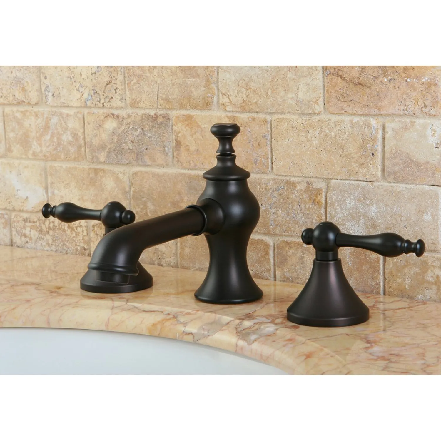 Naples 8-Inch Widespread Bathroom Faucet 8" Widespread