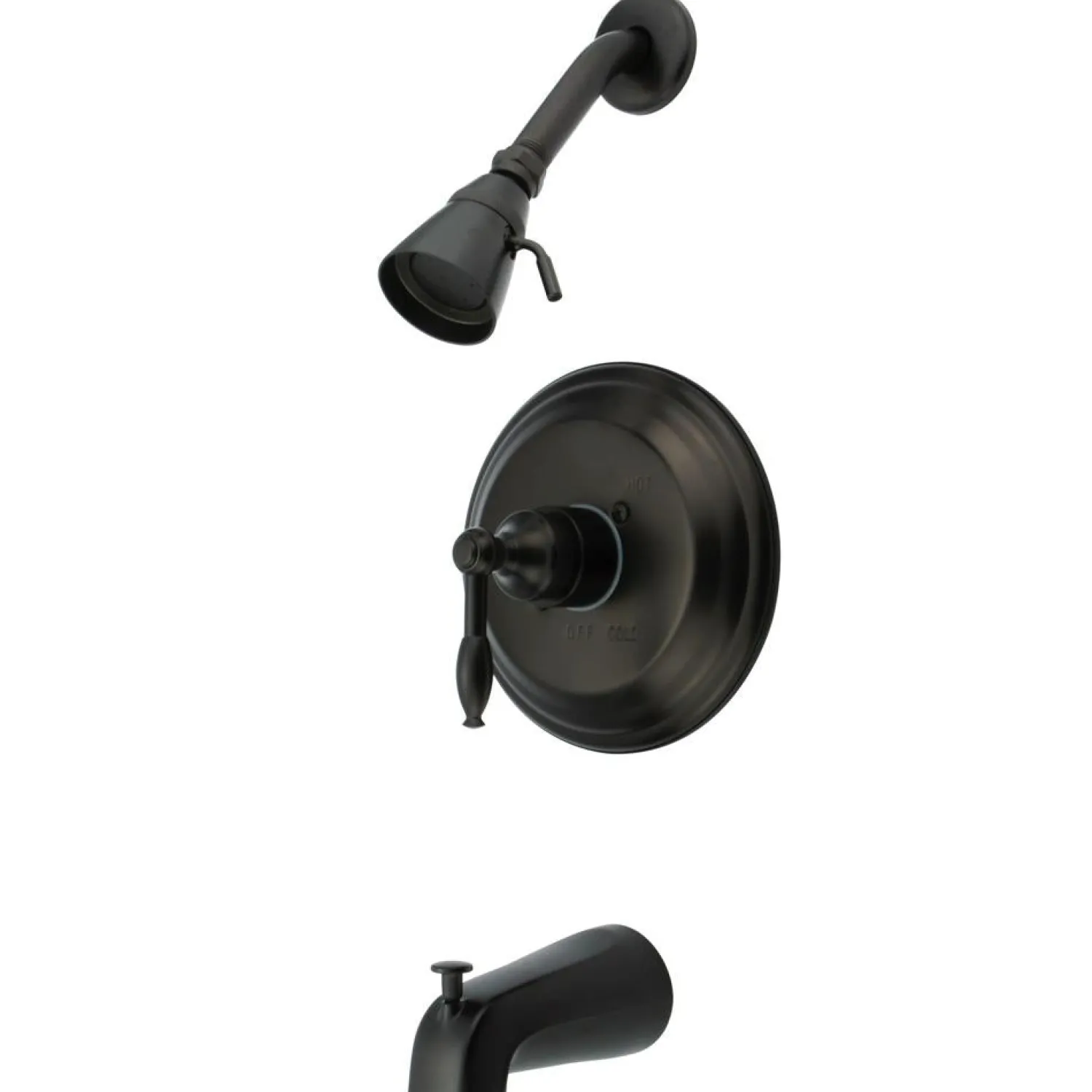 Discount Naples Single Handle Tub and Shower Faucet in Oil Rubbed Bronze Tub & Shower Sets