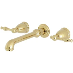 Naples Two-Handle Wall Mount Bathroom Faucet Wall Mount