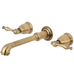 Naples Two-Handle Wall Mount Bathroom Faucet Wall Mount