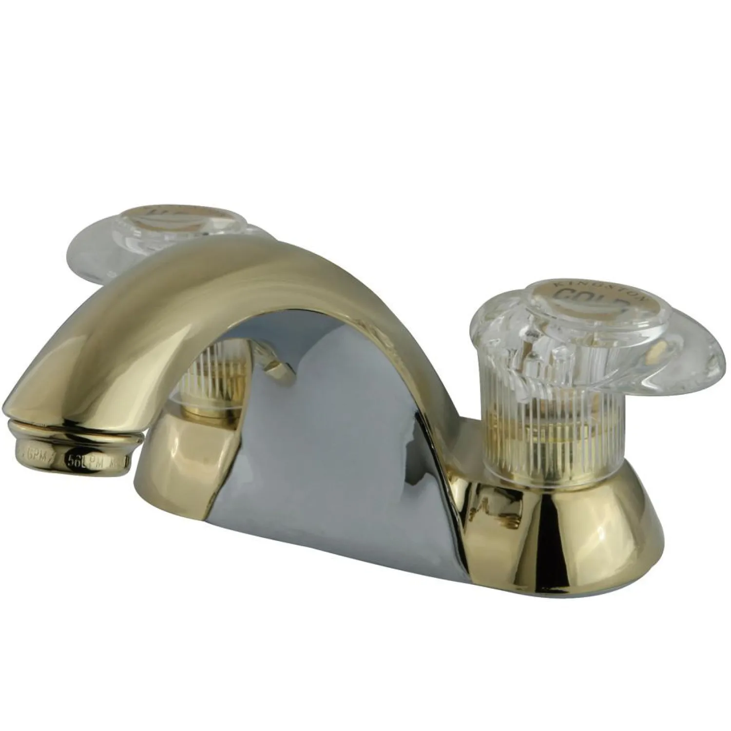 Outlet Naples Two Handle 4" Centerset Lavatory Faucet 4" Center Set