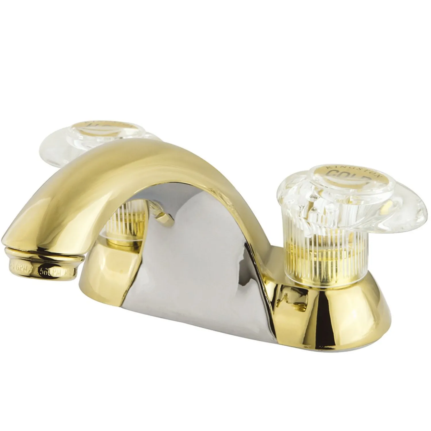 Outlet Naples Two Handle 4" Centerset Lavatory Faucet 4" Center Set