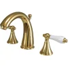 Clearance Naples Two Handle Three Hole 8" to 16" Widespread Lavatory Faucet with Brass Pop-up 8" Widespread