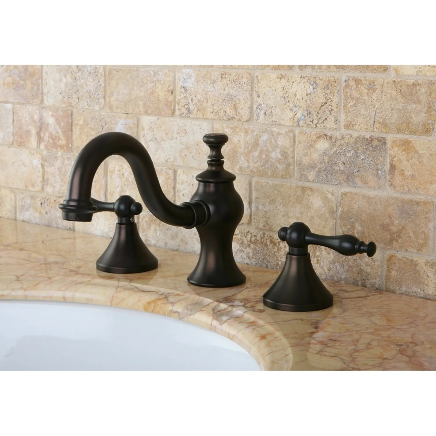 Outlet Naples 8" Widespread Bathroom Faucet 8" Widespread