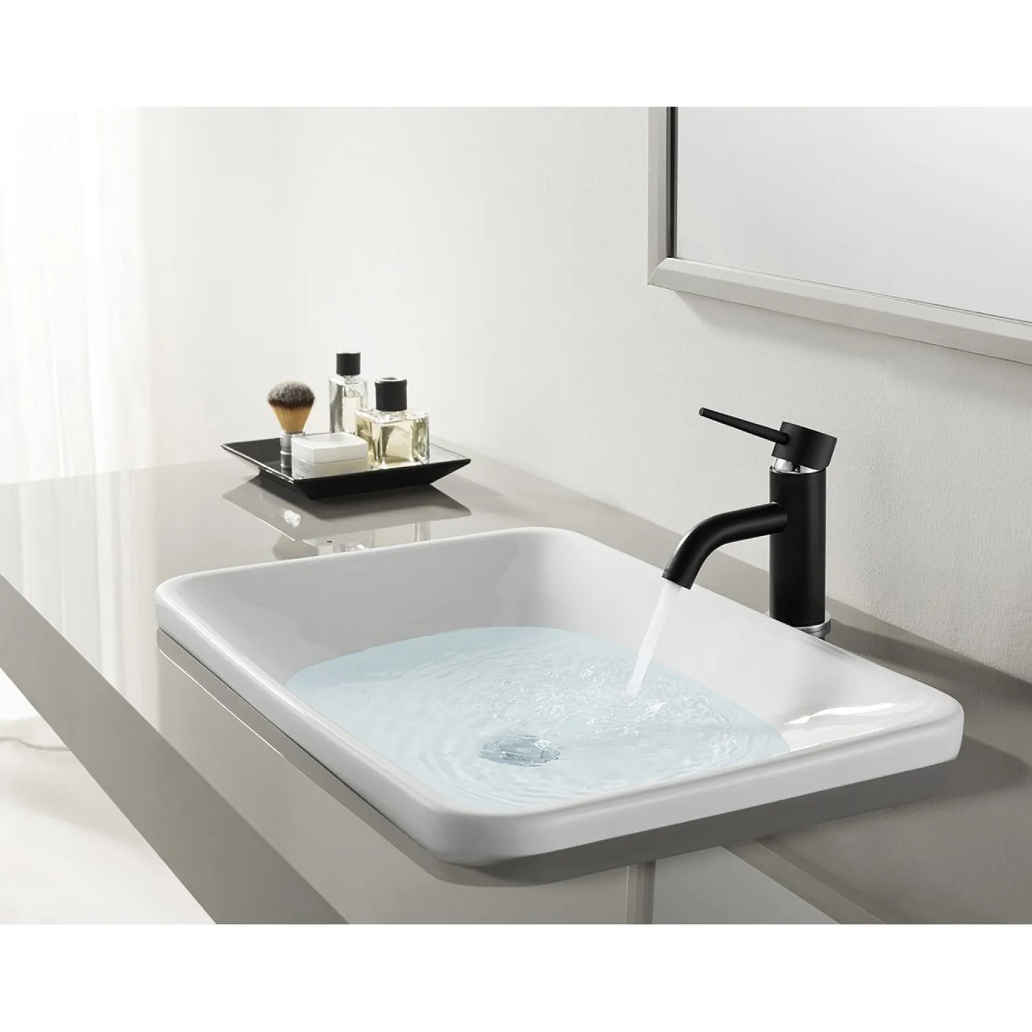 Discount New York Fauceture 4-Inch Center Single Handle Bathroom Faucet Single Hole|4" Center Set
