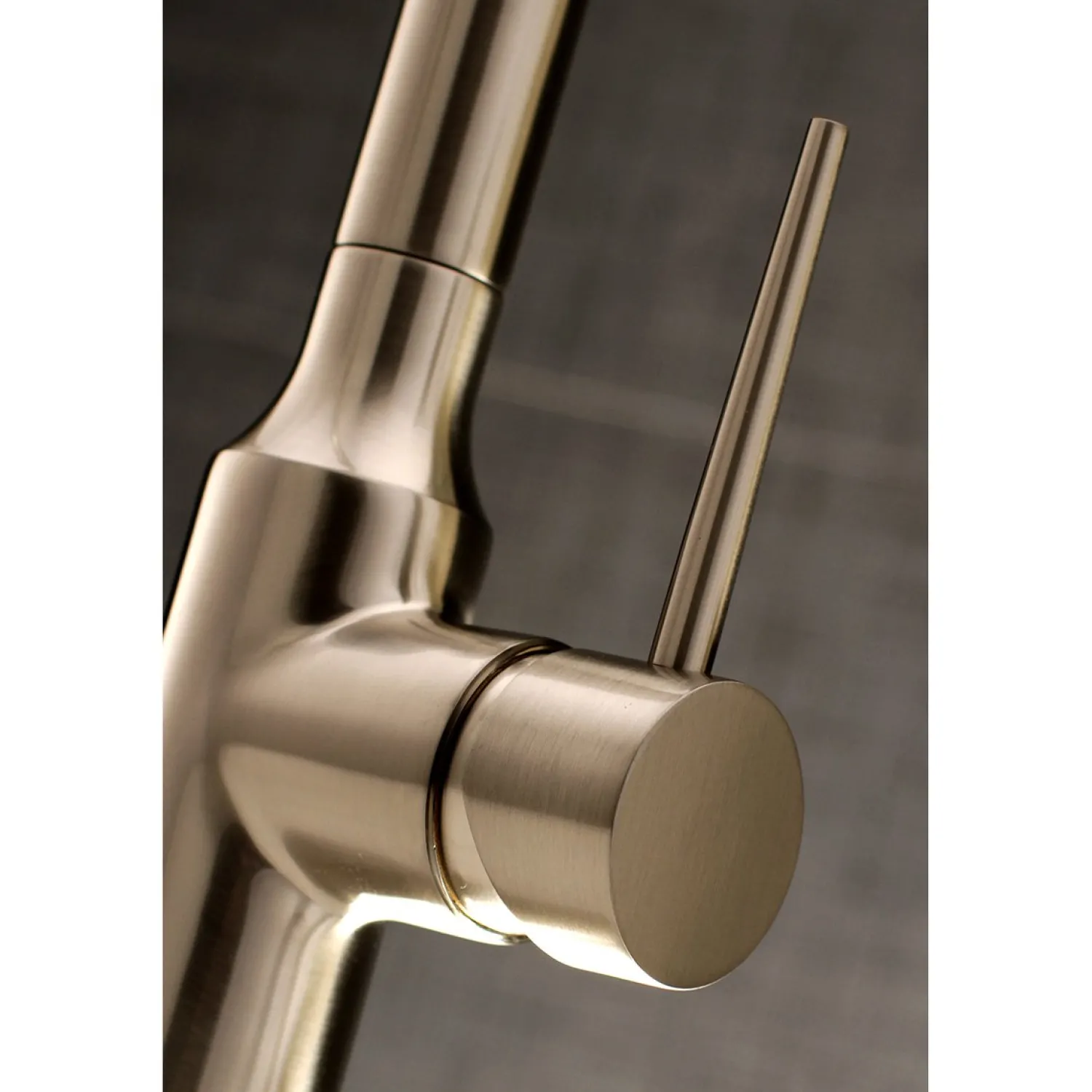 Outlet New York Gourmetier Deck Mount Single-Handle Pull-Down Kitchen Faucet Single Hole