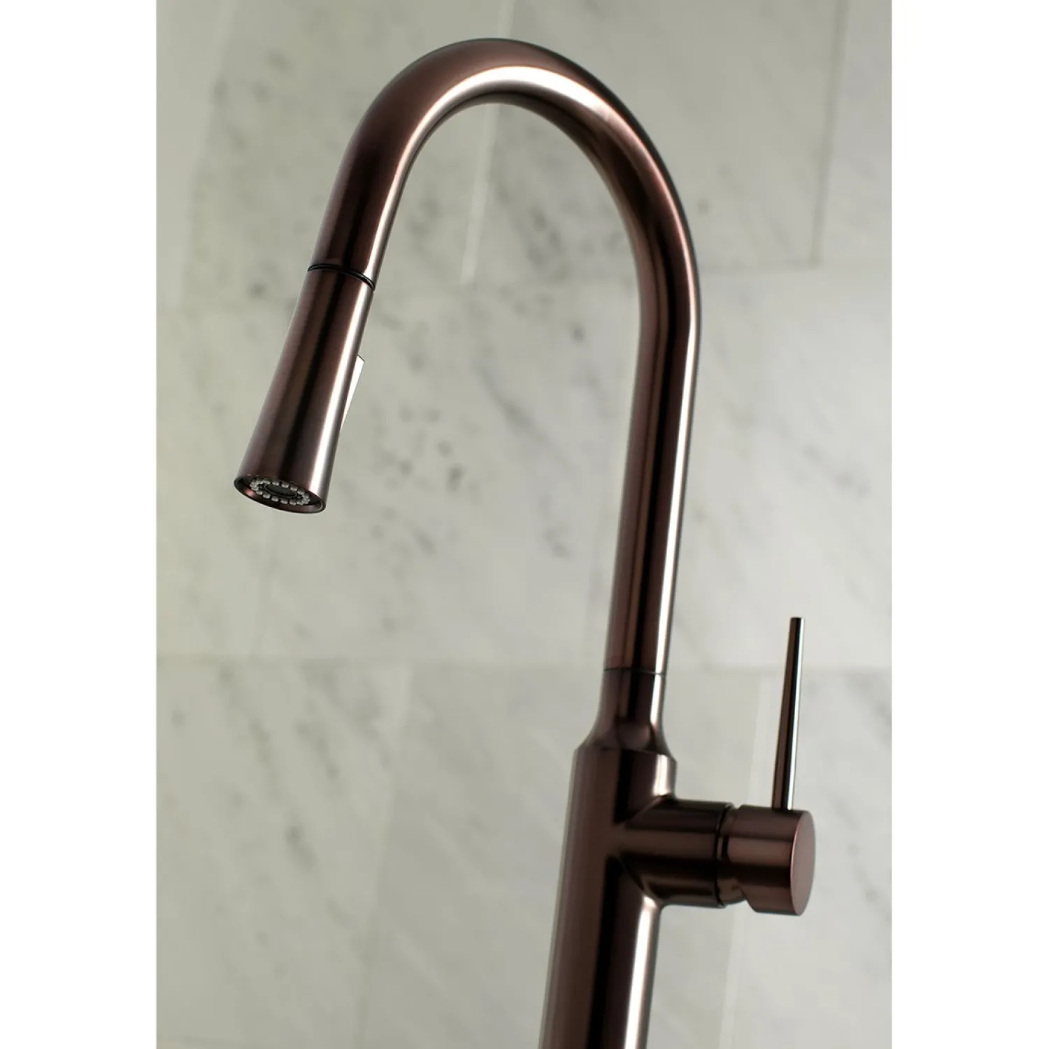 Outlet New York Gourmetier Deck Mount Single-Handle Pull-Down Kitchen Faucet Single Hole