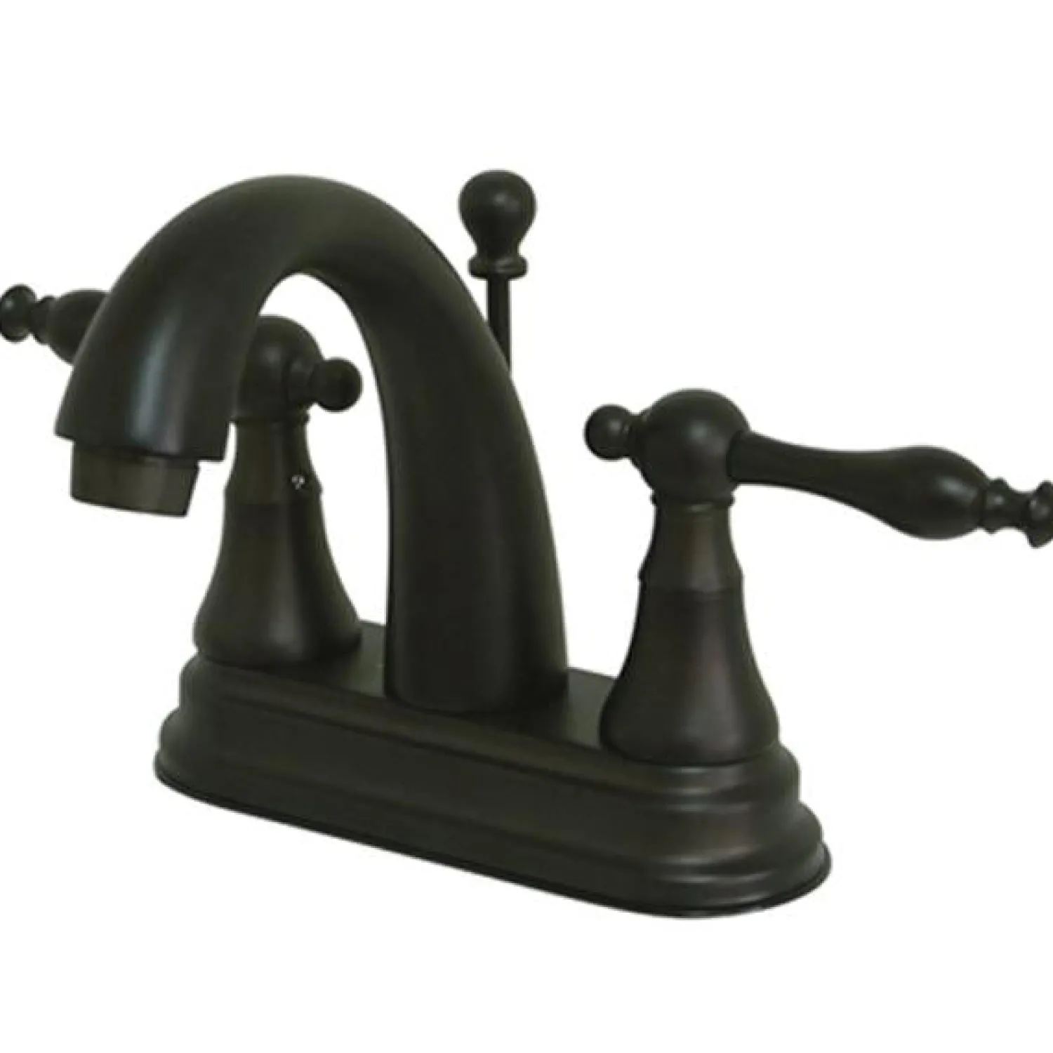 Hot Normandy Two Handle 4" Centerset Lavatory Faucet with Brass Pop-up 4" Center Set