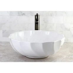 Outlet NS8410DKL Water Onyx Single Handle Vessel Sink Faucet with Anti-Slide Handle Sleeve Less Pop up and Plate in Black Nickel Vessel Faucets