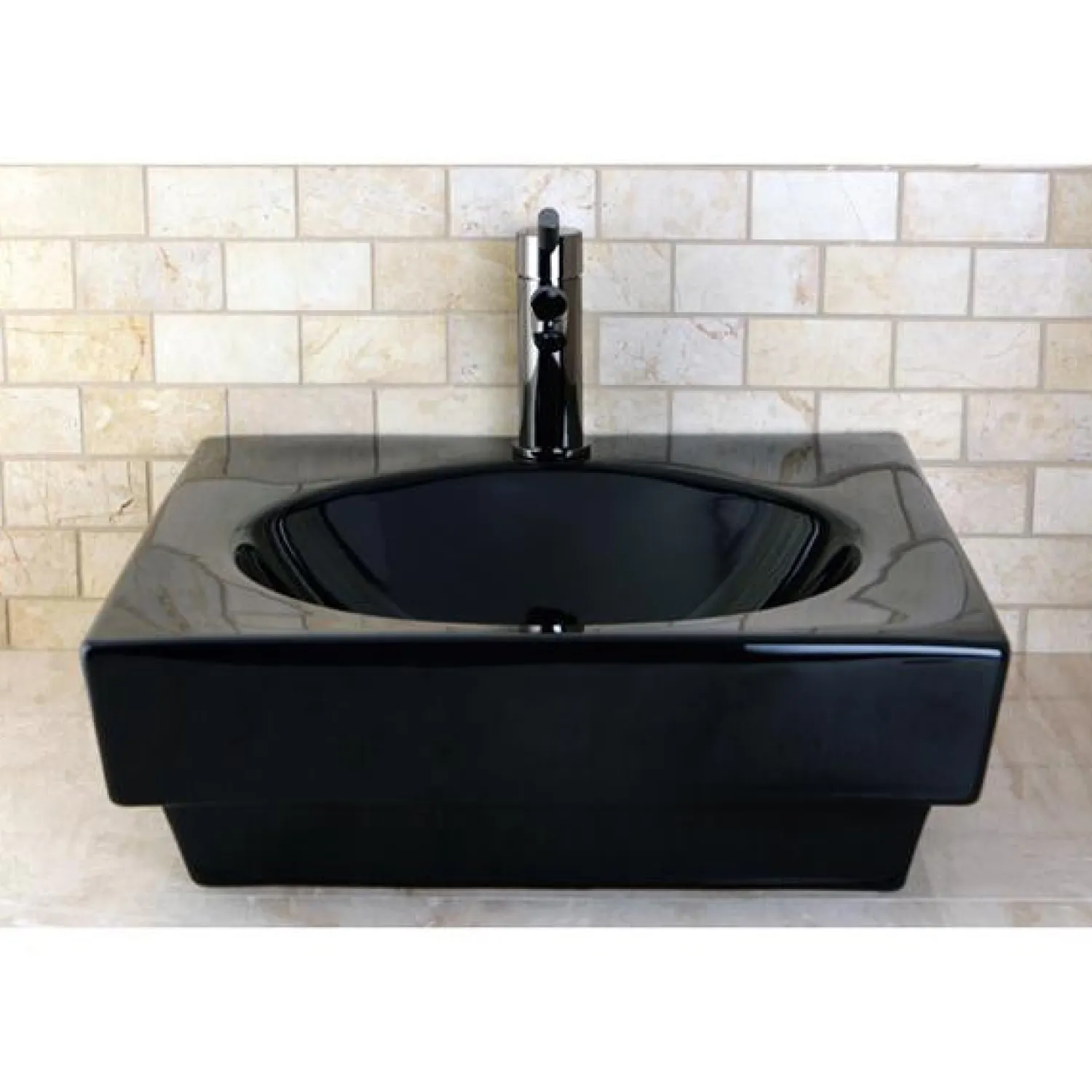 Discount NS8420DKL Water Onyx Single Handle Lavatory Faucet with Anti-Slide Handle Sleeve and Brass Pop up Drain in Black Nickel 4" Center Set