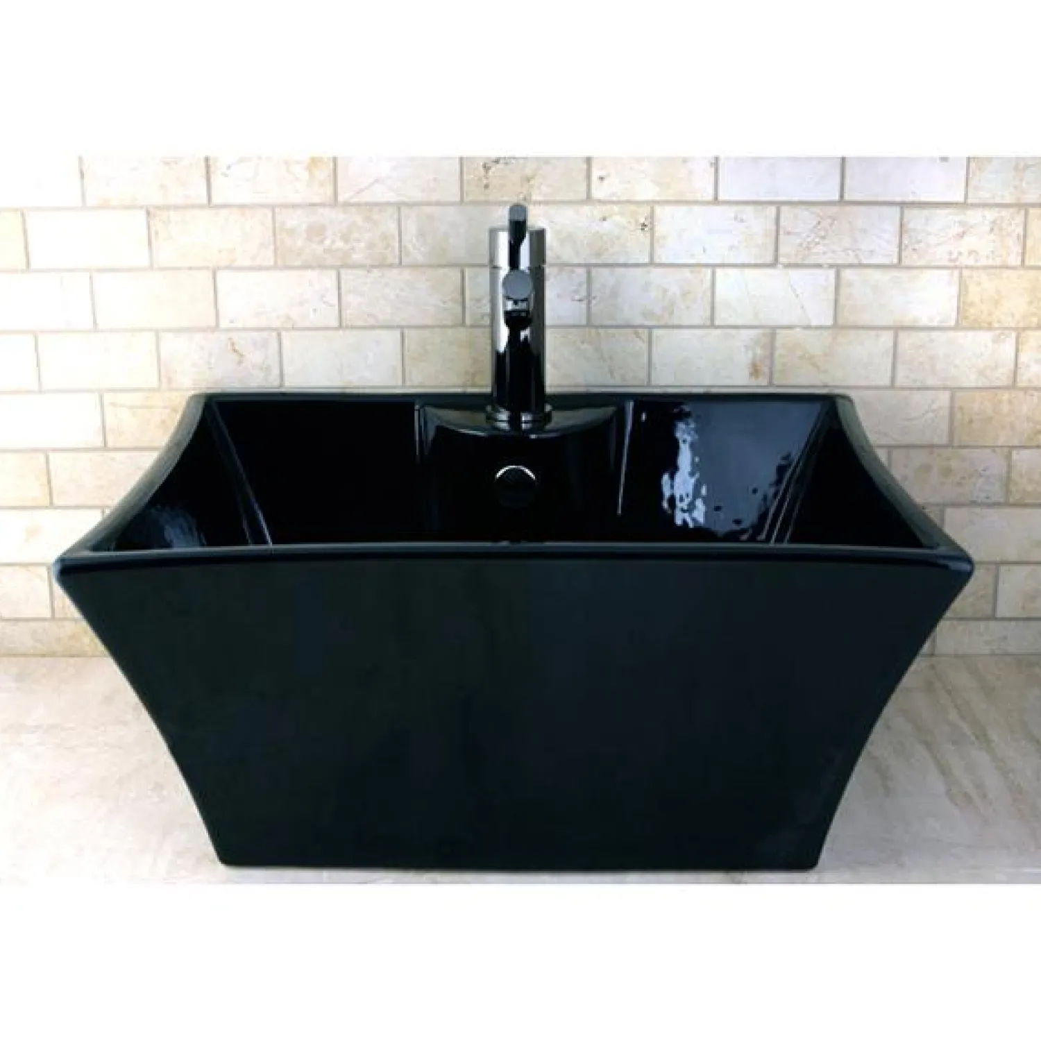 Discount NS8420DKL Water Onyx Single Handle Lavatory Faucet with Anti-Slide Handle Sleeve and Brass Pop up Drain in Black Nickel 4" Center Set