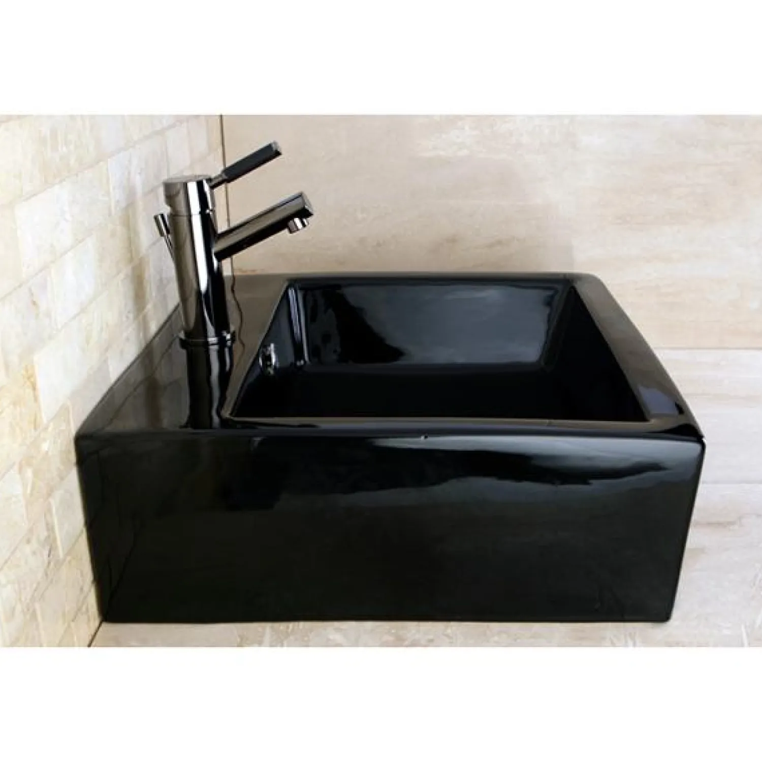Discount NS8420DKL Water Onyx Single Handle Lavatory Faucet with Anti-Slide Handle Sleeve and Brass Pop up Drain in Black Nickel 4" Center Set