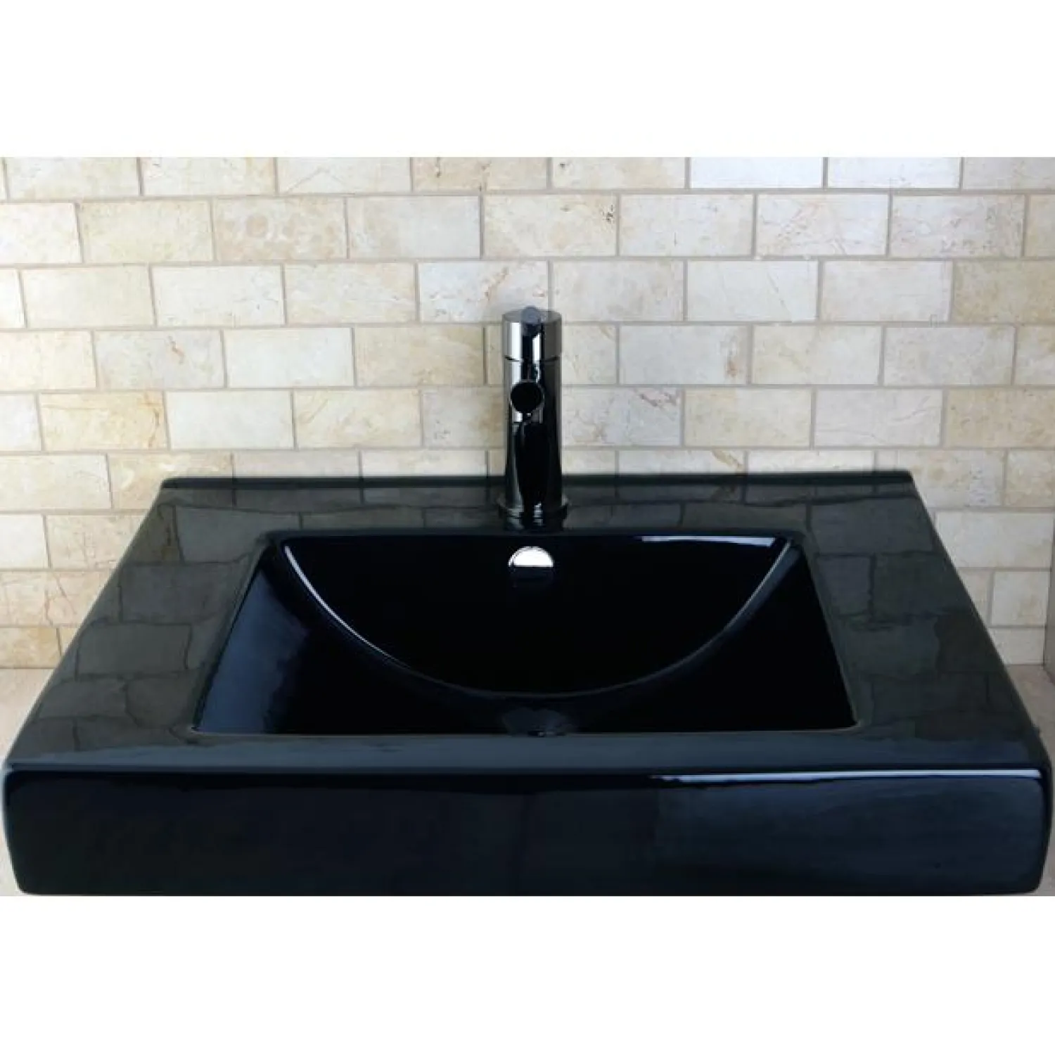 Discount NS8420DKL Water Onyx Single Handle Lavatory Faucet with Anti-Slide Handle Sleeve and Brass Pop up Drain in Black Nickel 4" Center Set