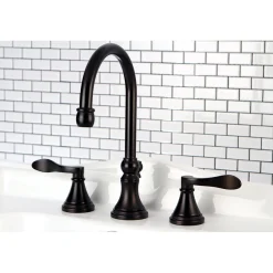 NuFrench 8-Inch Widespread Bathroom Faucet 8