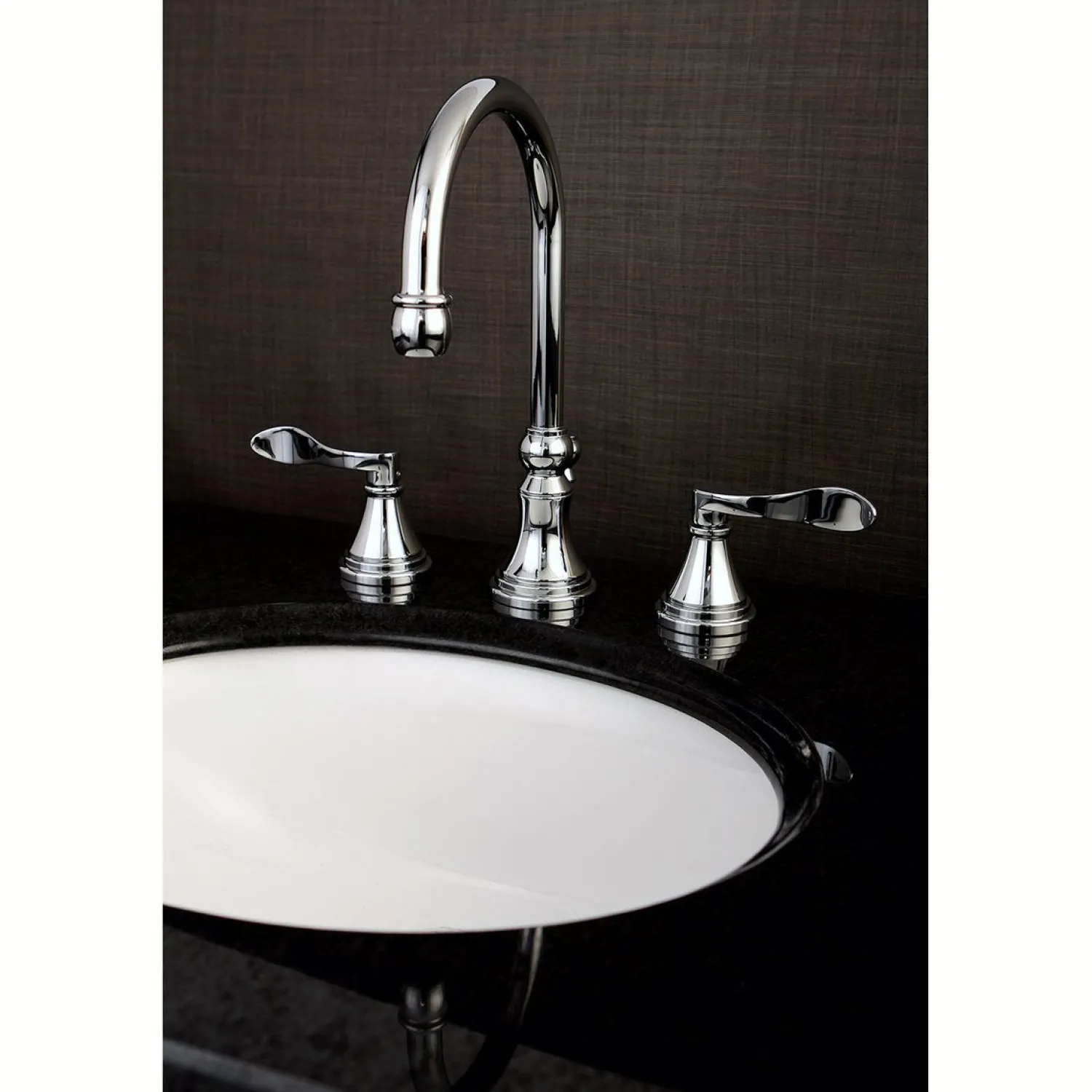 NuFrench 8-Inch Widespread Bathroom Faucet 8" Widespread