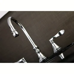 NuFrench 8-Inch Widespread Bathroom Faucet 8