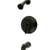 Nu French Single Handle Tub and Shower Faucet in Oil Rubbed Bronze Tub & Shower Sets