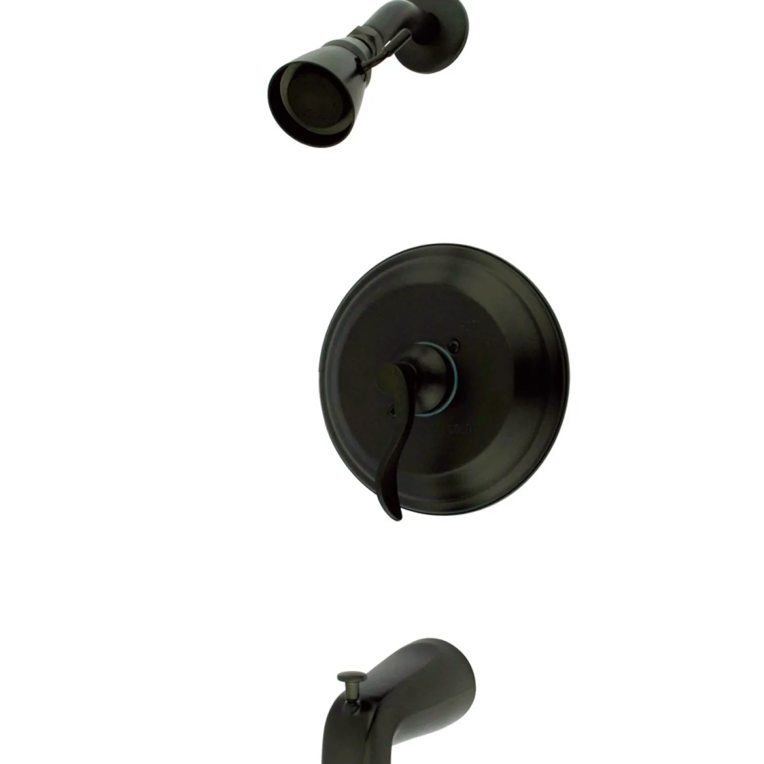 Nu French Single Handle Tub and Shower Faucet in Oil Rubbed Bronze Tub & Shower Sets