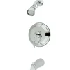 Sale Nu French Single Handle Tub and Shower Faucet in Polished Chrome Tub & Shower Sets