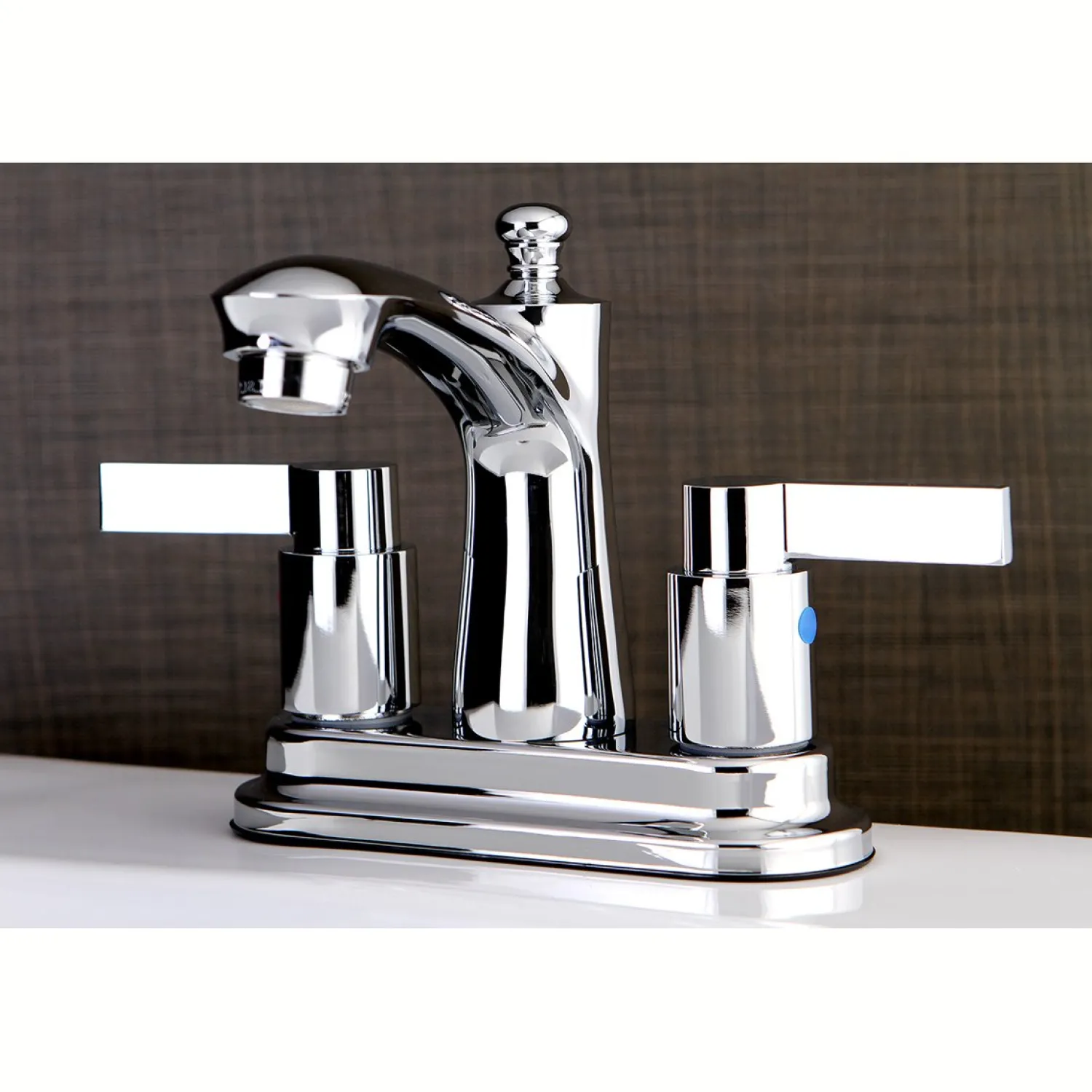 Outlet NuvoFusion 4" Centerset Deck Mount Bathroom Faucet 4" Center Set