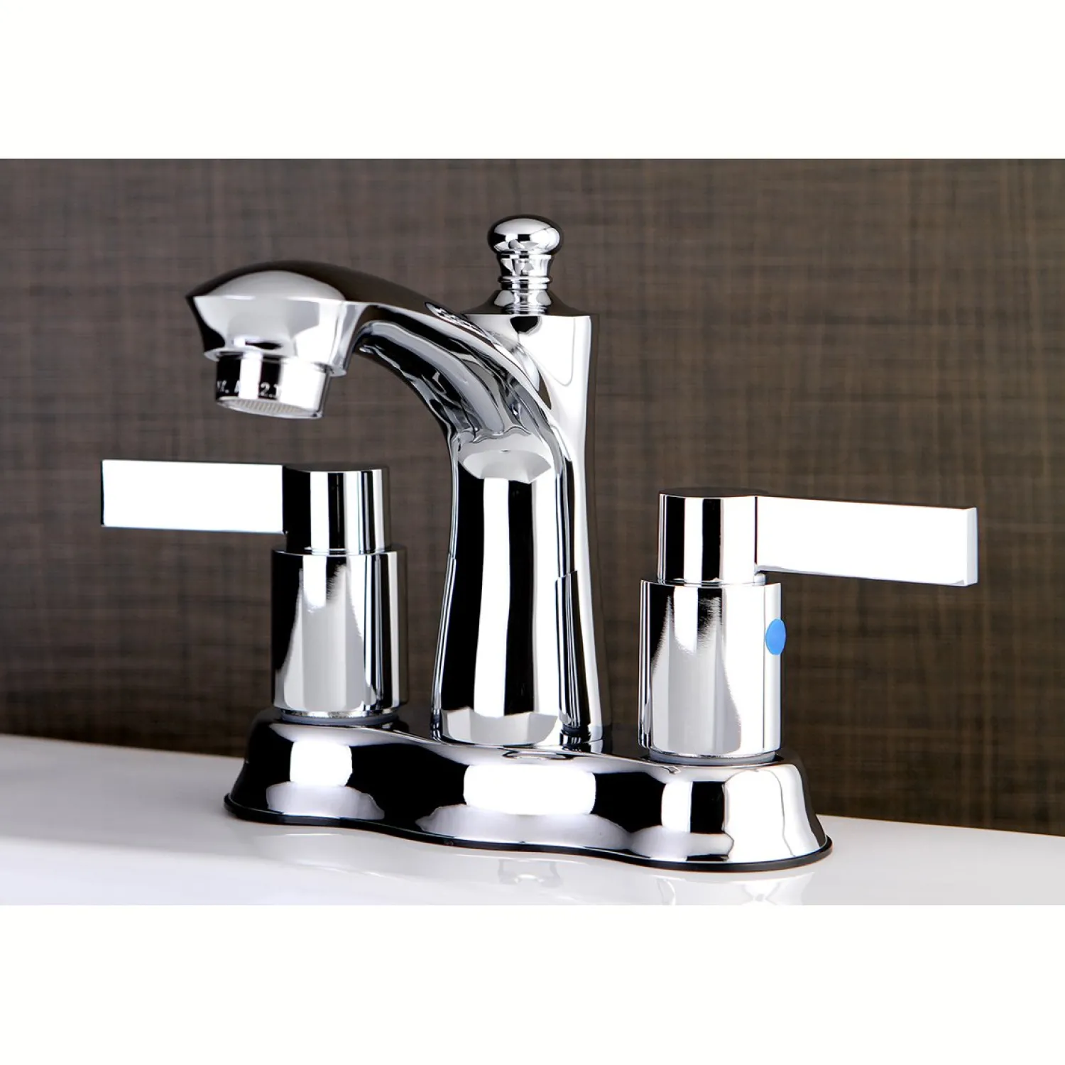 Sale NuvoFusion Deck Mount 4" Centerset Bathroom Faucet 4" Center Set