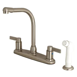 Best NuvoFusion 8-Inch Center High-Arch Kitchen Faucet Faucets With Side Spray