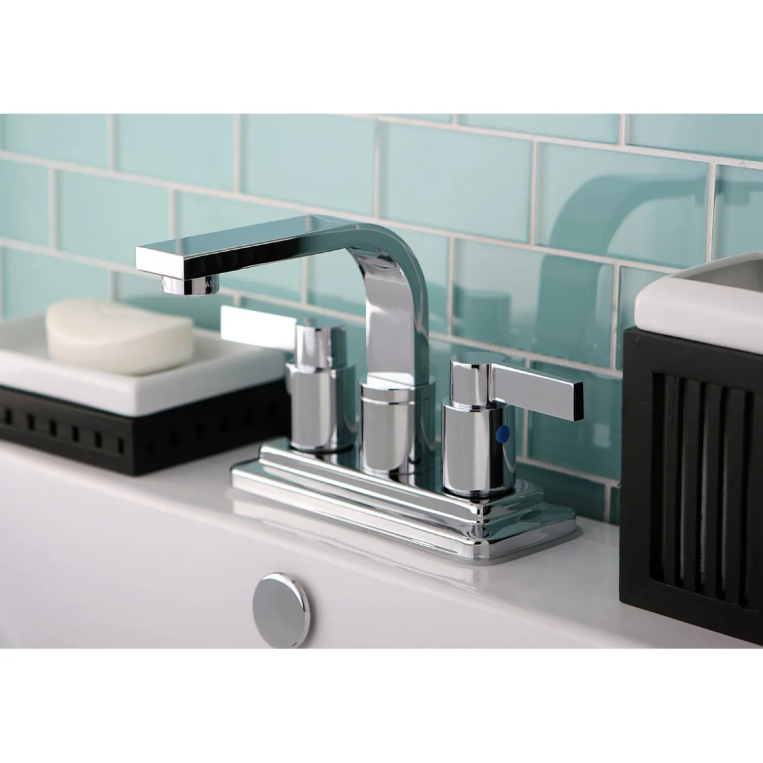 Discount NuvoFusion 4-Inch Centerset Two-Handle Bathroom Faucet 4" Center Set