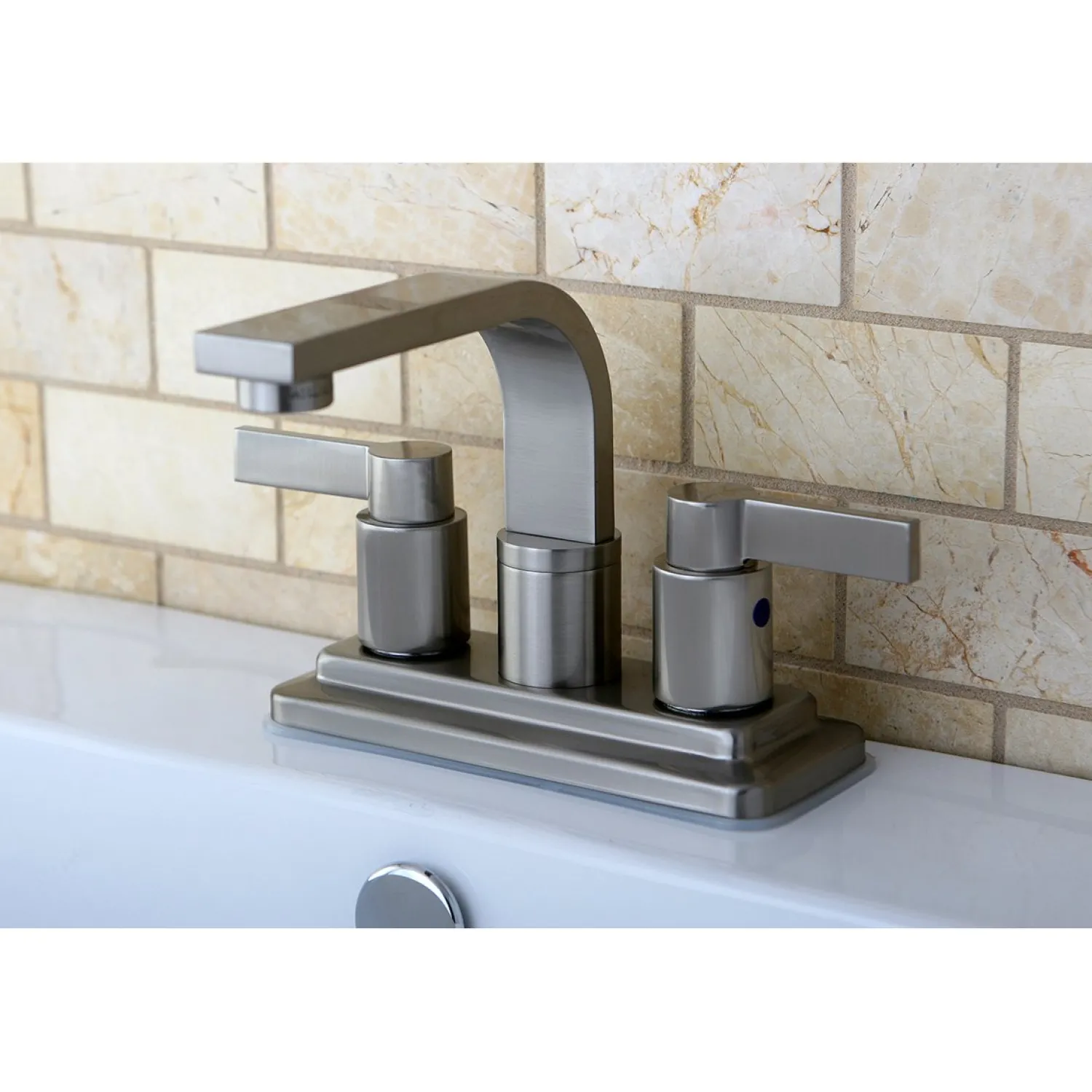 Discount NuvoFusion 4-Inch Centerset Two-Handle Bathroom Faucet 4" Center Set