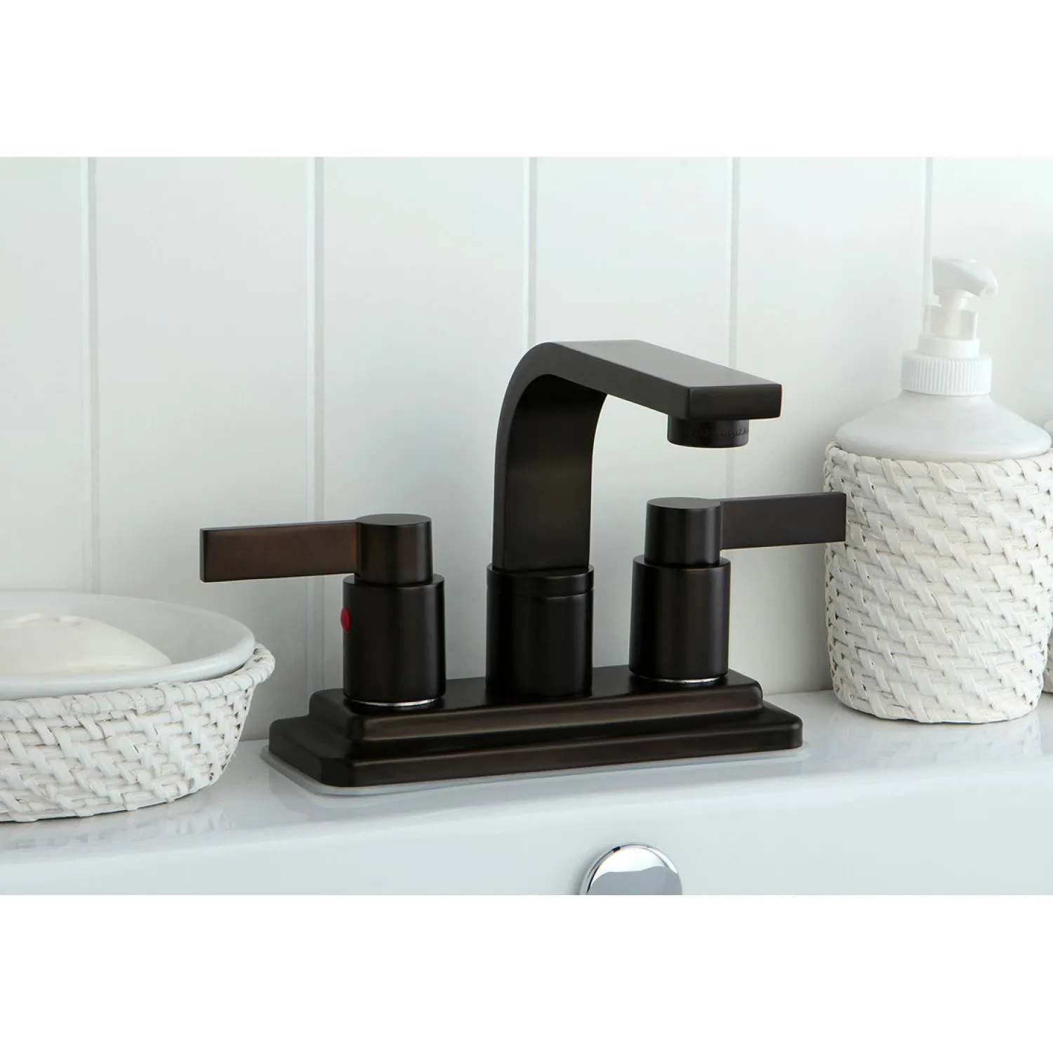 Discount NuvoFusion 4-Inch Centerset Two-Handle Bathroom Faucet 4" Center Set