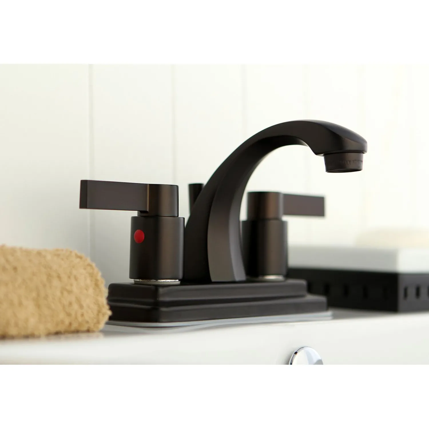 New NuvoFusion 4-Inch Centerset 2-Handle Bathroom Faucet 4" Center Set
