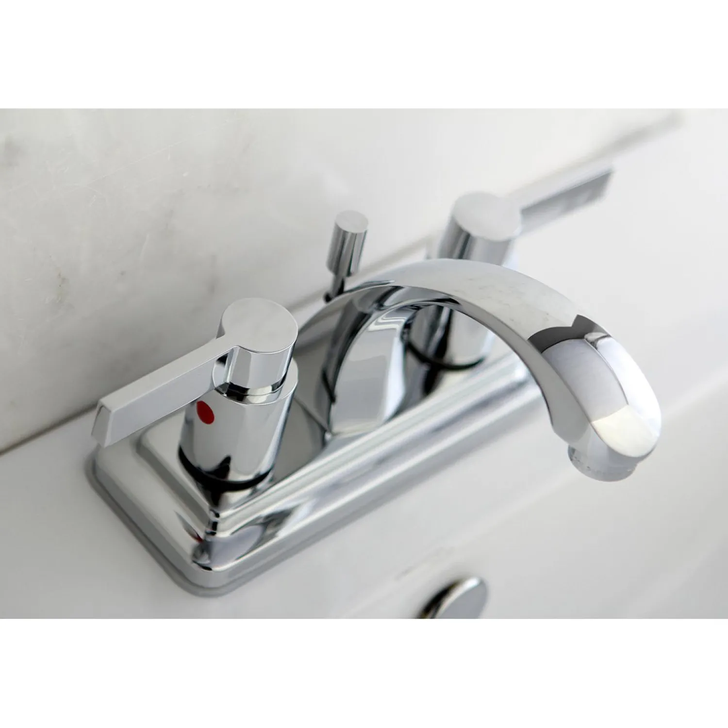 New NuvoFusion 4-Inch Centerset 2-Handle Bathroom Faucet 4" Center Set