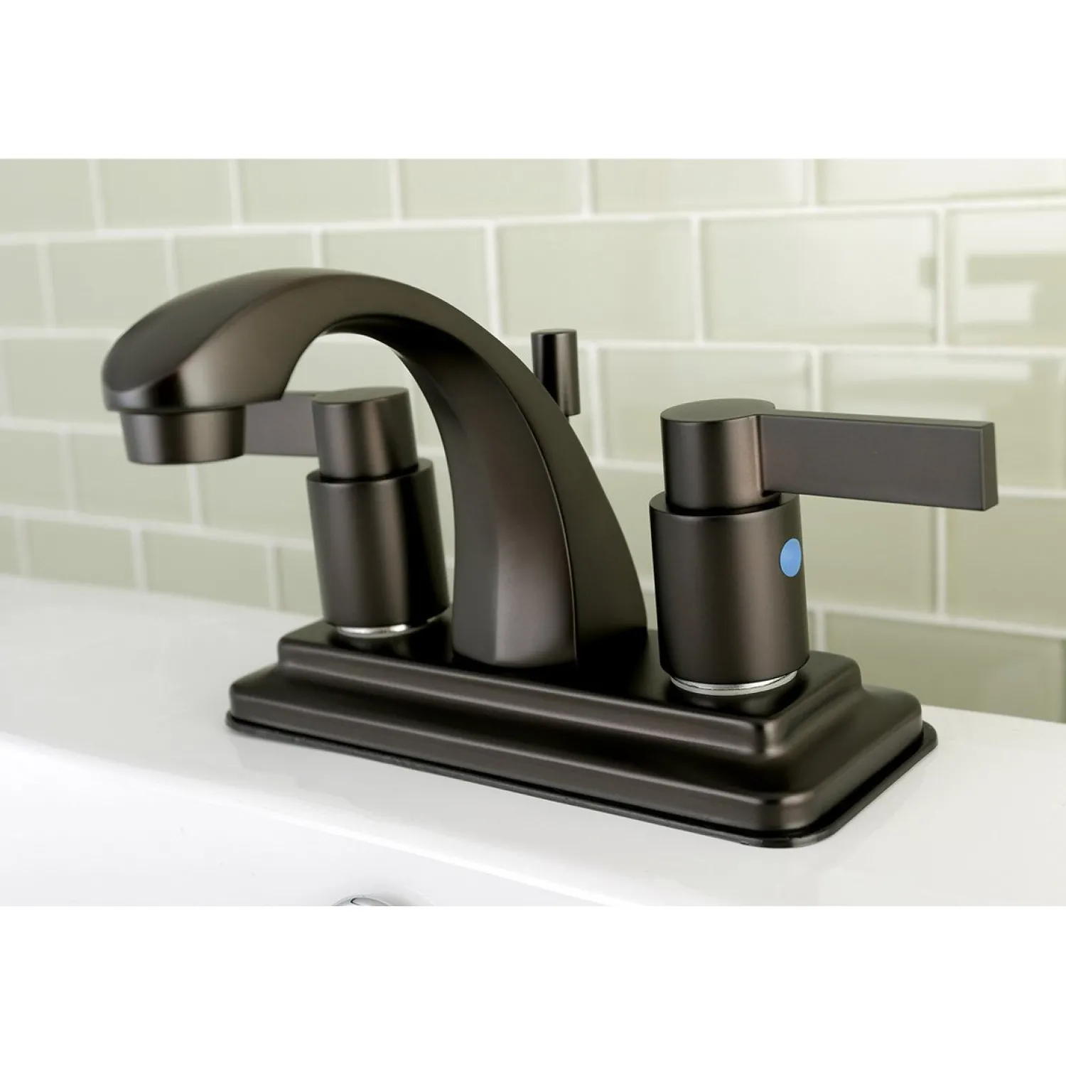 New NuvoFusion 4-Inch Centerset 2-Handle Bathroom Faucet 4" Center Set