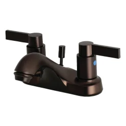 New NuvoFusion 4-Inch Centerset Deck Mount Bathroom Faucet 4" Center Set