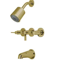 Sale NuvoFusion KBX8132NDL Three Handle Tub and Shower Faucet Tub & Shower Sets