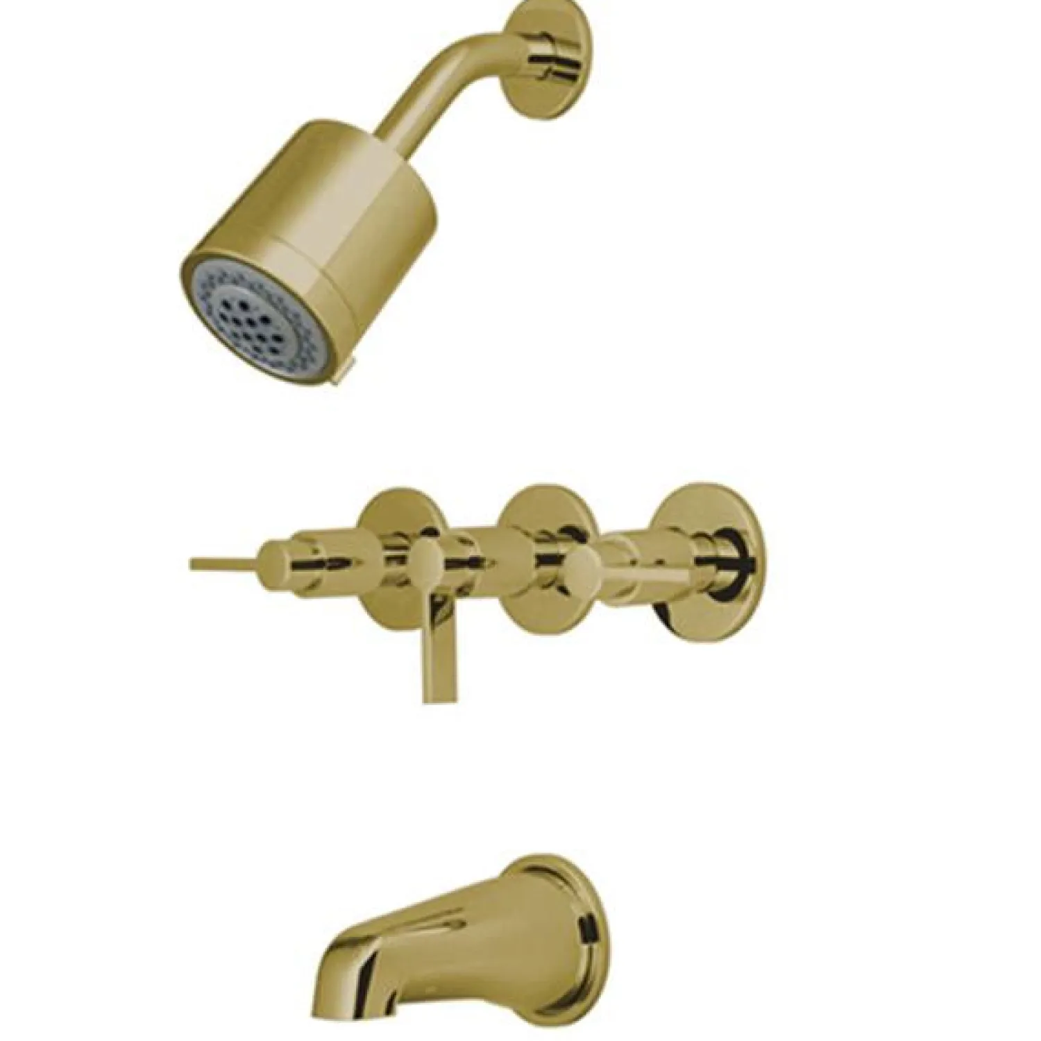 Sale NuvoFusion KBX8132NDL Three Handle Tub and Shower Faucet Tub & Shower Sets
