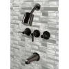 Discount NuvoFusion Three-Handle Tub and Shower Faucet Tub & Shower Sets|Tub Faucets