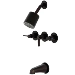 Discount NuvoFusion Three-Handle Tub and Shower Faucet Tub & Shower Sets|Tub Faucets