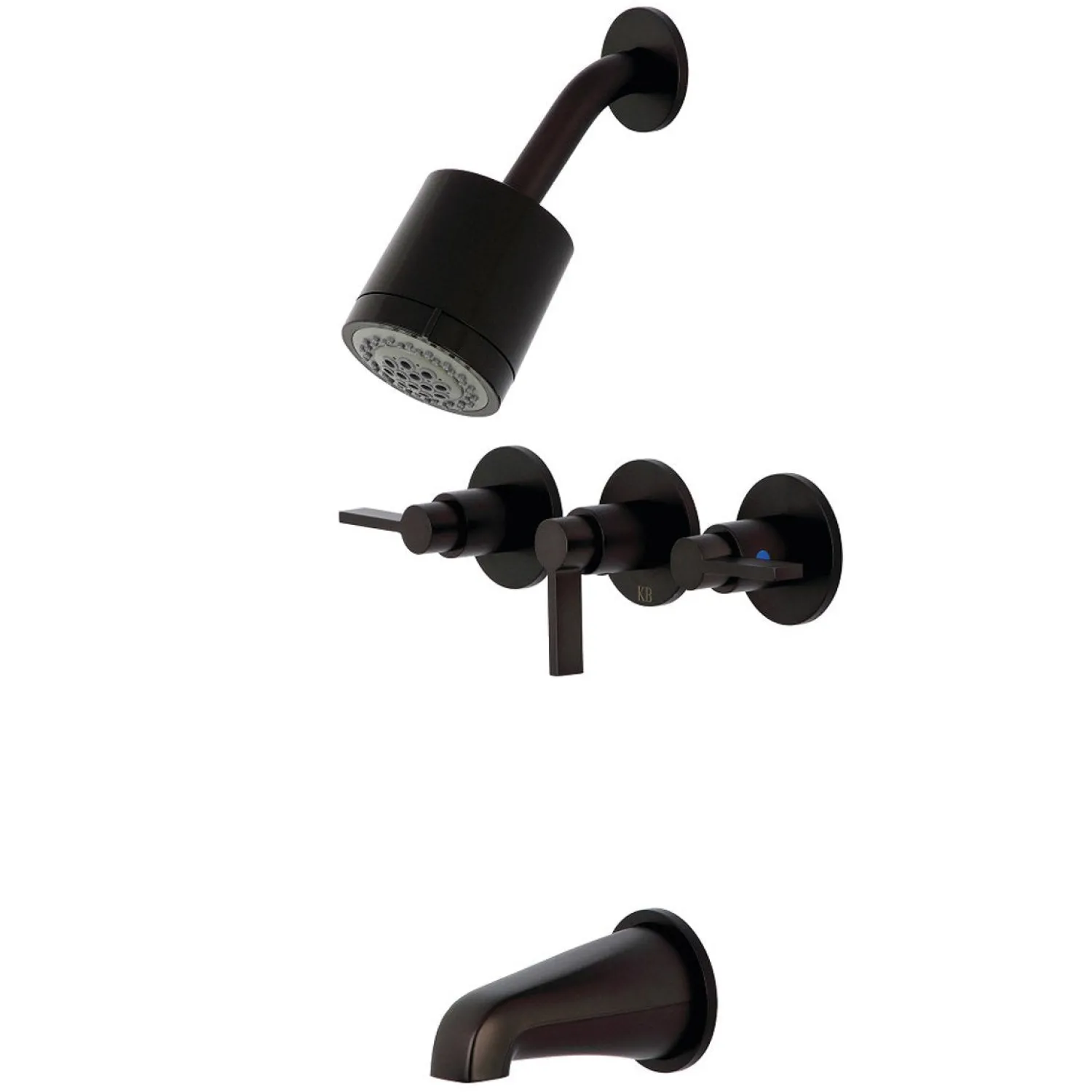 Discount NuvoFusion Three-Handle Tub and Shower Faucet Tub & Shower Sets|Tub Faucets