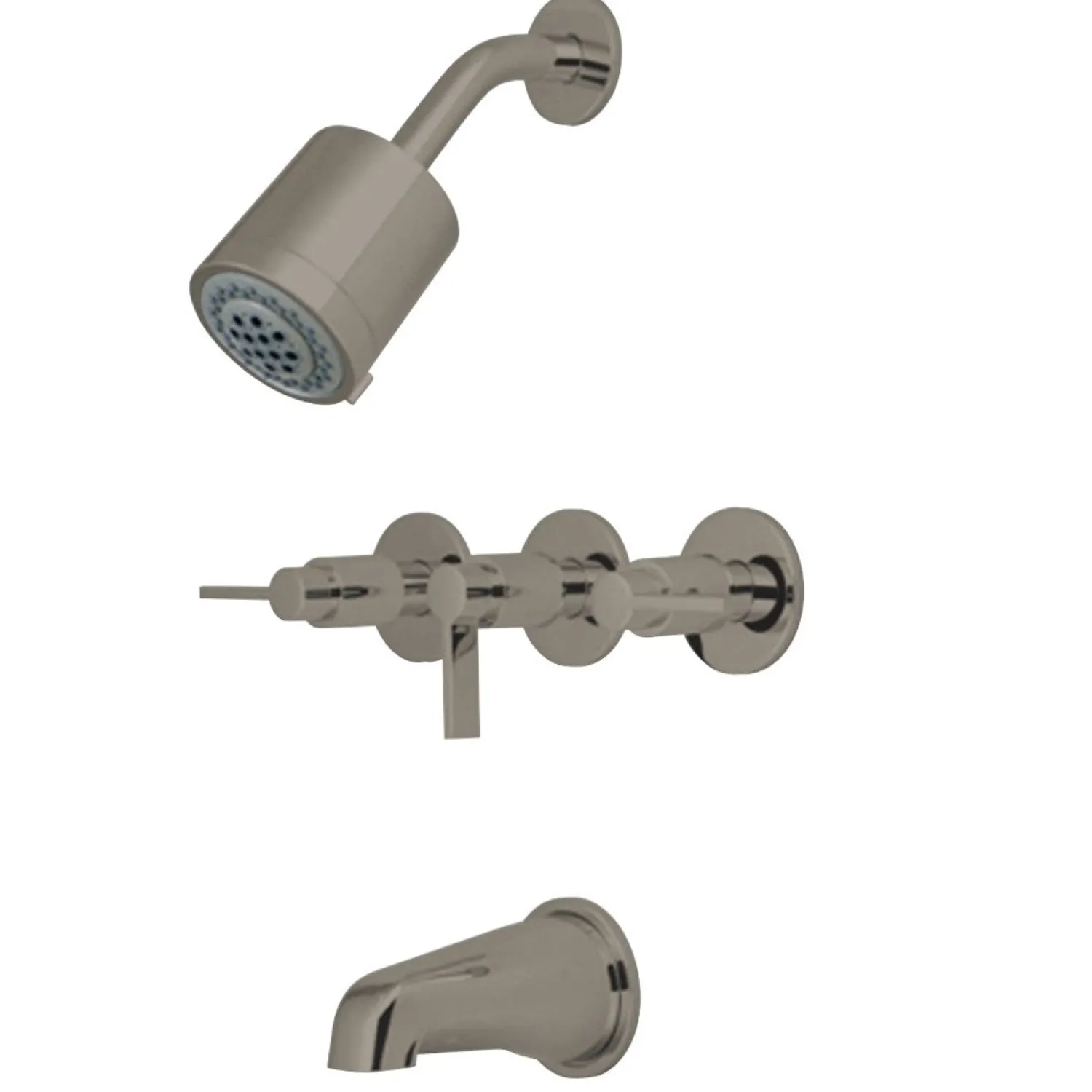 Discount NuvoFusion Three-Handle Tub and Shower Faucet Tub & Shower Sets|Tub Faucets
