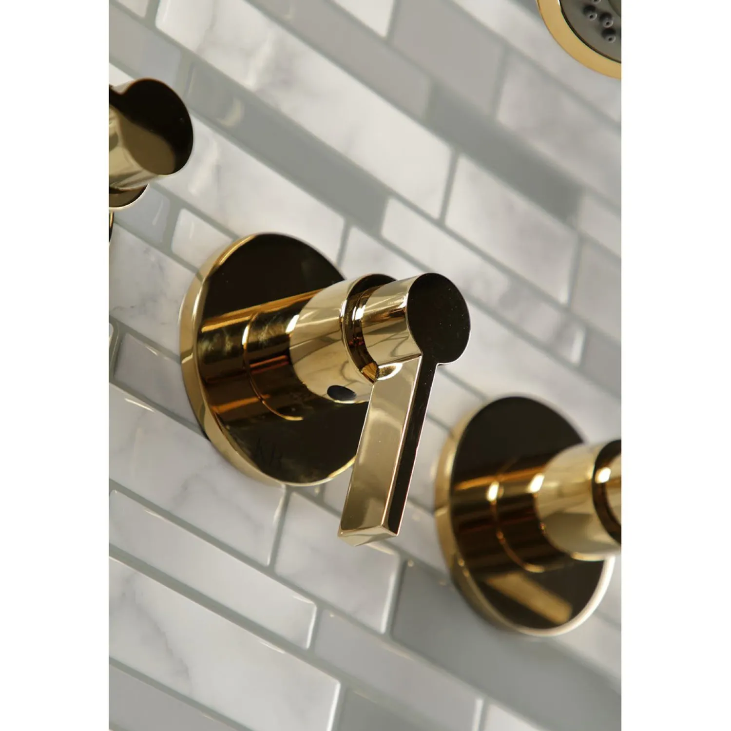 Discount NuvoFusion Three-Handle Tub and Shower Faucet Tub & Shower Sets|Tub Faucets