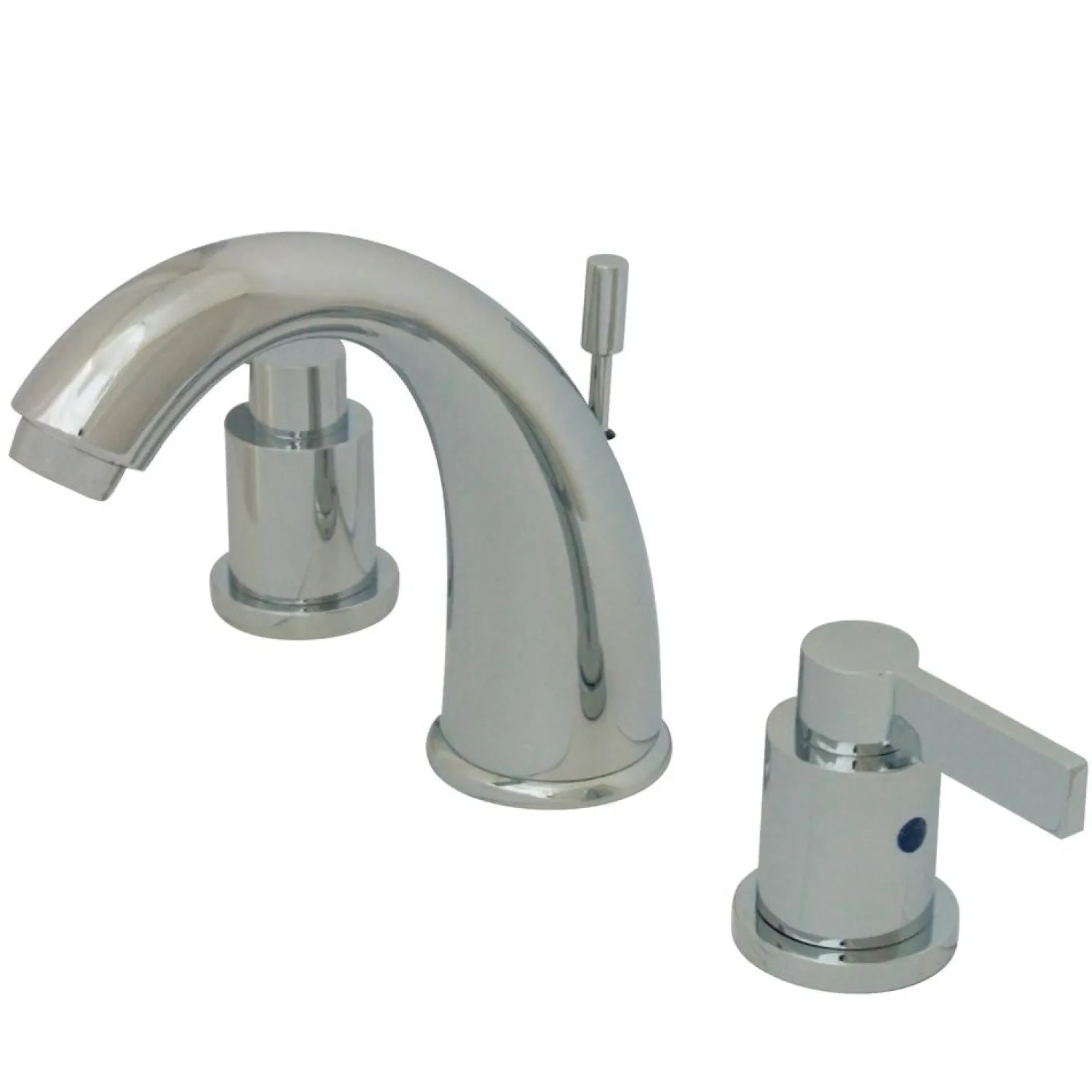 Discount NuvoFusion 8" to 16" Widespread Double Handle Lavatory Faucet with Brass Pop-up 8" Widespread