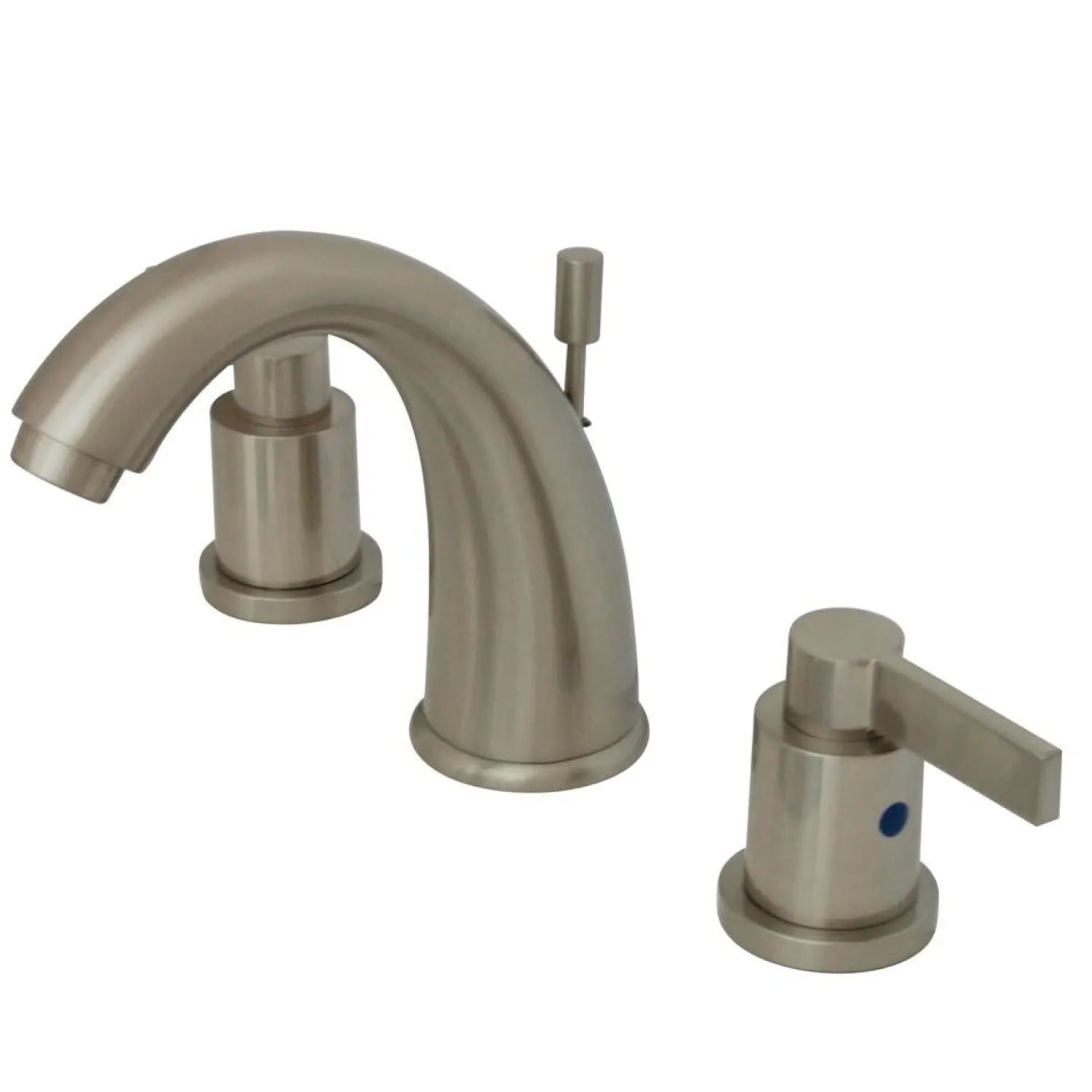 Discount NuvoFusion 8" to 16" Widespread Double Handle Lavatory Faucet with Brass Pop-up 8" Widespread