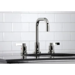 Outlet NuvoFusion Widespread Bathroom Faucet with Brass Pop-Up 8