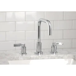 Outlet NuvoFusion Widespread Bathroom Faucet with Brass Pop-Up 8