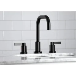 Outlet NuvoFusion Widespread Bathroom Faucet with Brass Pop-Up 8