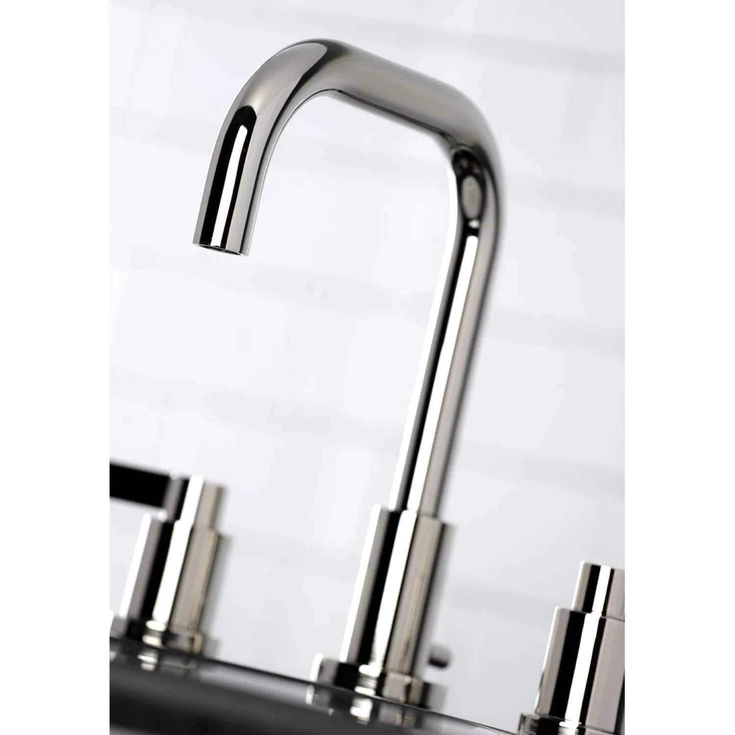 Outlet NuvoFusion Widespread Bathroom Faucet with Brass Pop-Up 8" Widespread