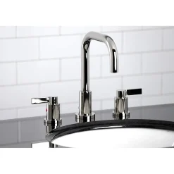 Outlet NuvoFusion Widespread Bathroom Faucet with Brass Pop-Up 8